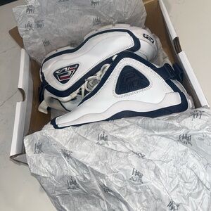 Fila Kids Navy and White Sneakers